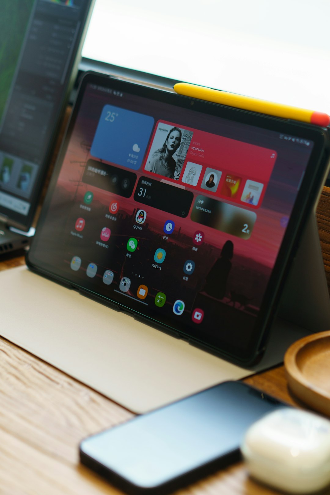 a black rectangular device with a screen